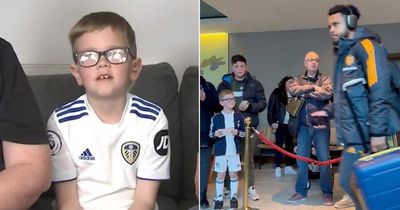 Eight year-old Leeds fan goes on TV to set record straight on being 'snubbed' by players