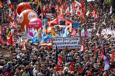 French unions plan June 6 protests against Macron and his pension law