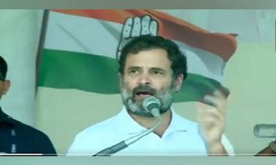 Karnataka Poll: "This government of BJP is a stolen government...", Rahul Gandhi in Shivamogga