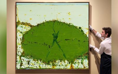 Auction of major John Olsen work just fetches $250,000 reserve price