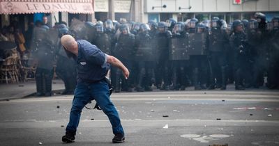 Man has his hand blown off by grenade as fierce France protests turn ugly