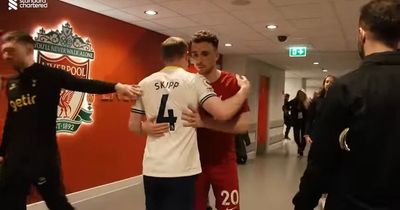 What Liverpool's Diogo Jota did in tunnel after mistimed challenge on Tottenham's Oliver Skipp