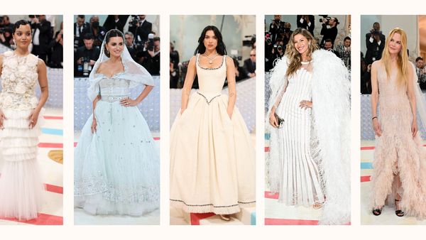 Penélope Cruz Gives Bridal Vibes in Chanel on Met Gala Red Carpet 2023 –  Footwear News