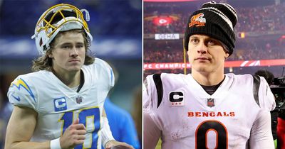 NFL's highest paid quarterbacks as Justin Herbert and Joe Burrow race to take top spot