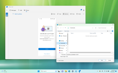 How to use Phone Link to share pictures from phone to computer on Windows 11
