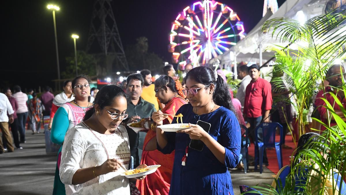 Riverfront food festival in Vijayawada has visitors…