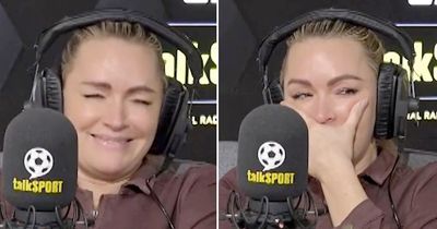 Laura Woods in stitches as disgruntled Leeds fan fumes over lack of "kinky time"