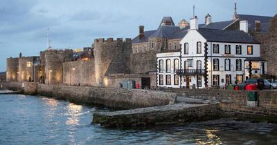 The pub built into a castle with its own amazing waterside beer garden