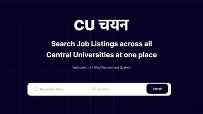 Central universities faculty appointments to shift to CU-Chayan portal