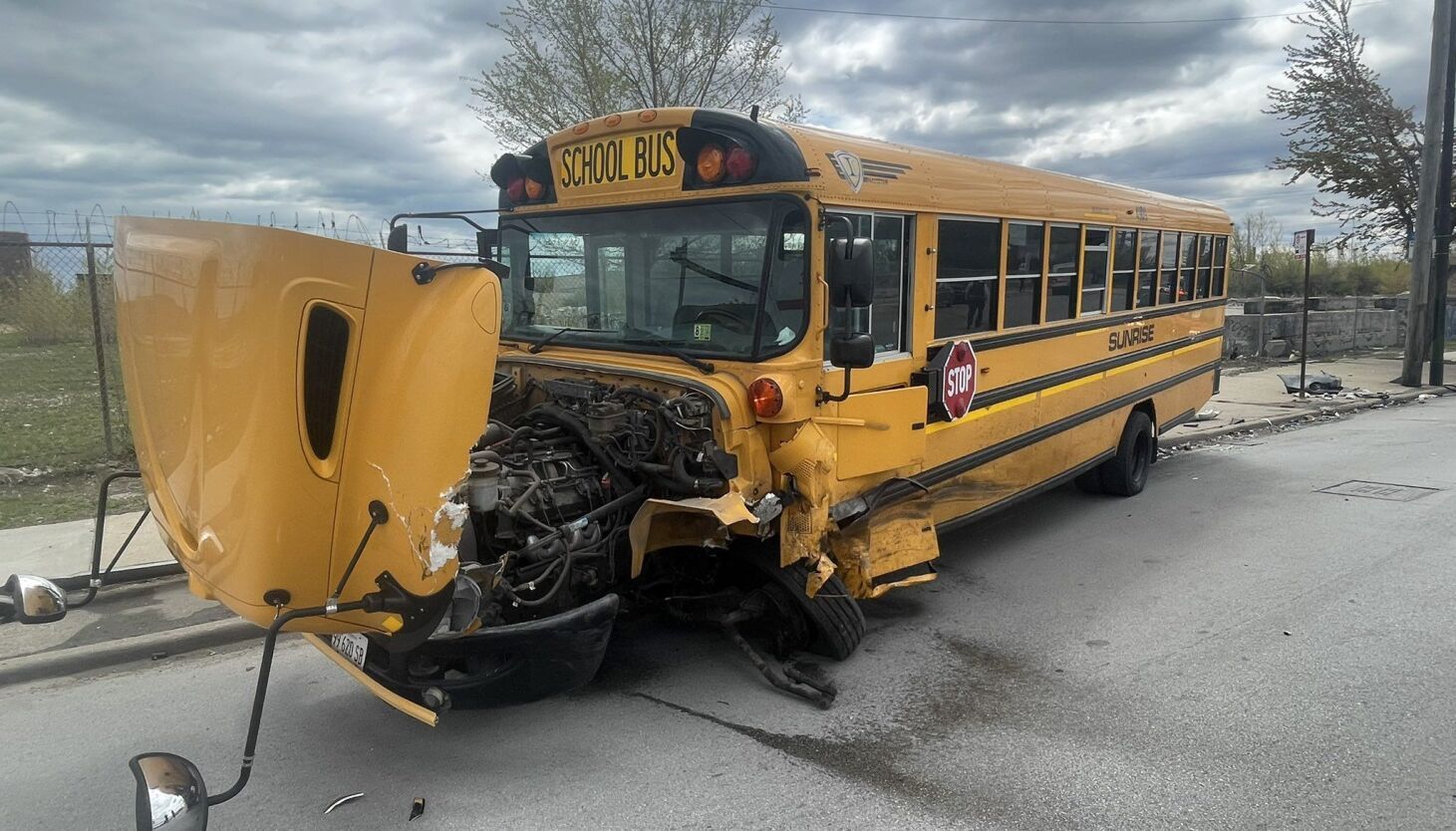 17 people hospitalized after school bus, SUV collide…
