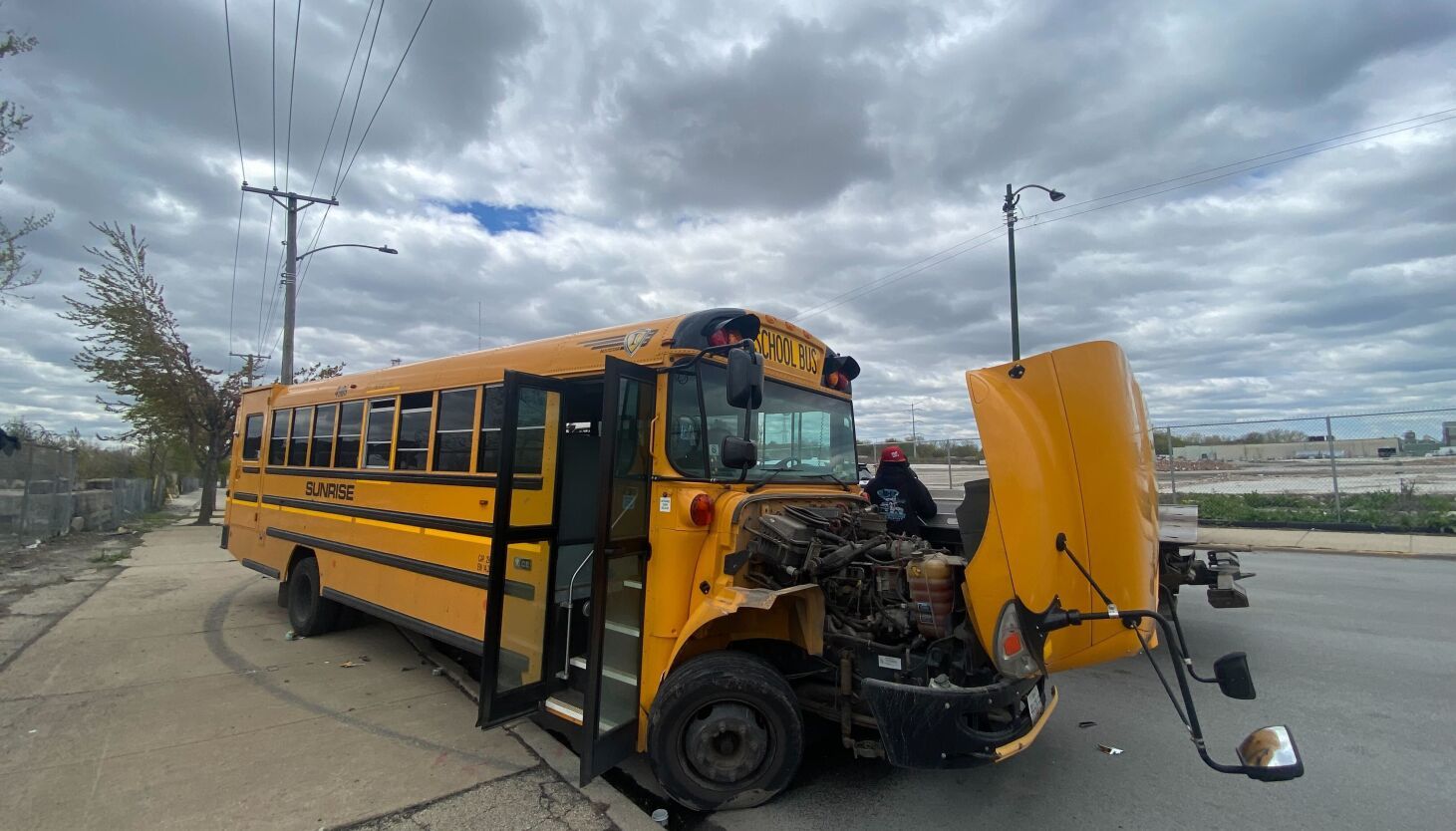 16 people hospitalized after school bus, SUV crash in…