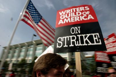 Watch: Hollywood writers strike for first time in 15 years