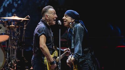 Bruce Springsteen Puts On A Show In Spain Embracing The Crowd In Catalunya