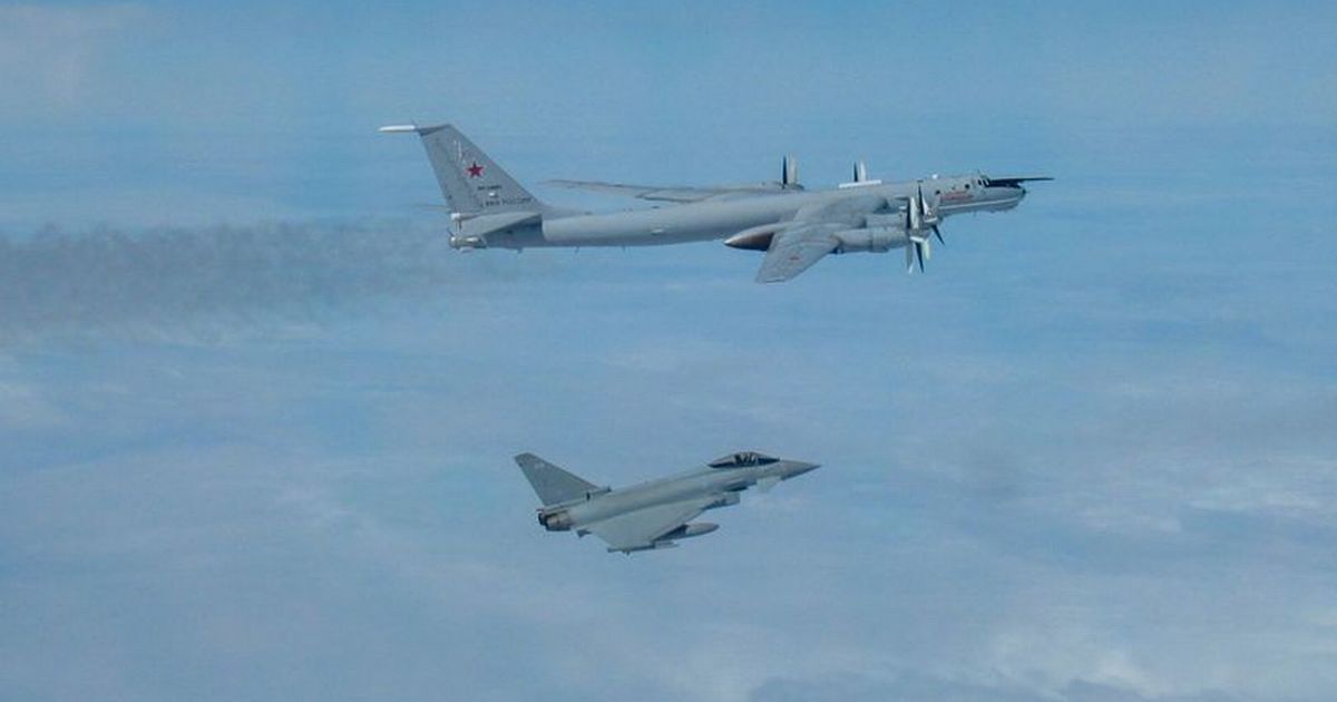 RAF Jets Scrambled To Intercept Russian War Plane Over…