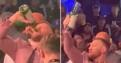 Michael Chandler responds to Conor McGregor drinking whiskey during fights