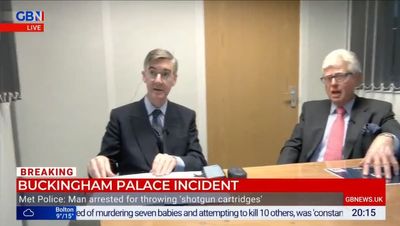 Rees-Mogg’s GB News show thrown into chaos as he’s told to evacuate after Buckingham Palace incident
