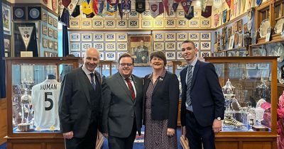 Glasgow councillor joins Arlene Foster at Ibrox to back Union foundation