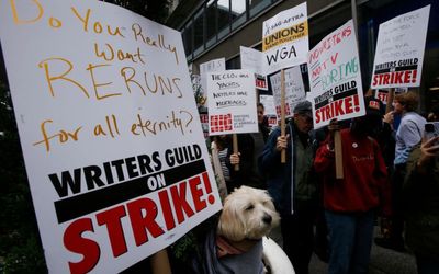 ‘No words’: Talk shows, dramas ‘go dark’ as US writers strike hits studios