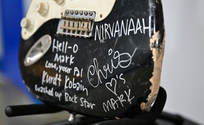 Sells like teen spirit? Cobain guitar up for auction