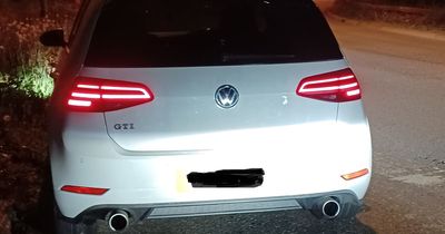 Driver tried to impersonate police by using flashing lights in car