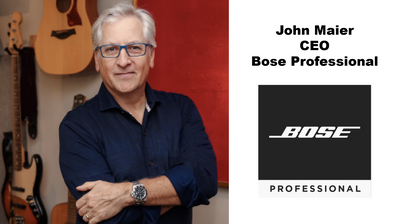 John Maier is Named CEO of Bose Professional