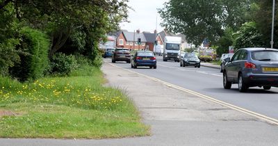 Queueing traffic on A52 in Radcliffe on Trent as roadworks cause delays