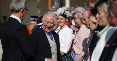 King Charles laughs and smiles at garden party as he mingles with 8,000-strong crowd