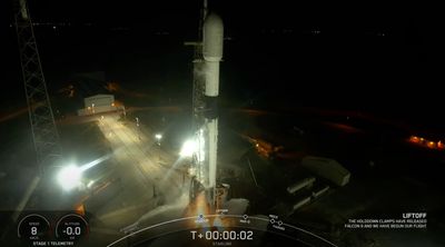 SpaceX launches 56 Starlink satellites, lands rocket at sea