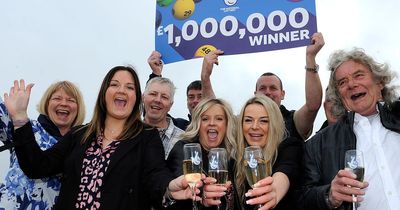 Scots car garage workers celebrate scooping £1million in lottery syndicate