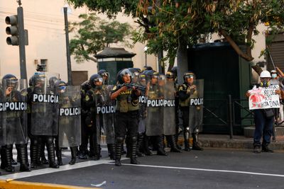 Peru actions in violent protests could be classified as massacre, rights group says
