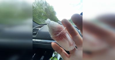 Woman saw blood 'everywhere' after posting leaflet through letterbox