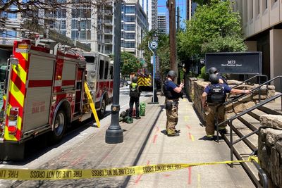 Watch: View of downtown Atlanta after shooting suspect kills one and injures four