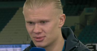 Erling Haaland details "painful" Man City guard of honour after Premier League record