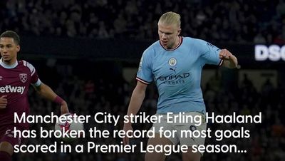 Man City planned guard of honour for Erling Haaland after Premier League record, says Pep Guardiola