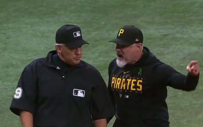Pirates manager Derek Shelton interrupted opponent’s windup to furiously argue with the umps