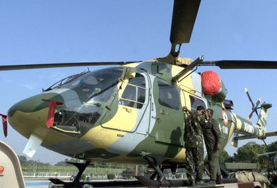 Indian army helicopter makes 'hard landing', one dead