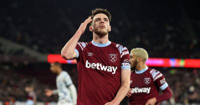 'Gutted' - Declan Rice breaks his silence after missing West Ham’s defeat vs Manchester City