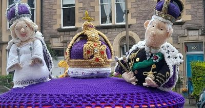 Edinburgh locals knit coronation postbox topper - turning it into selfie hotspot