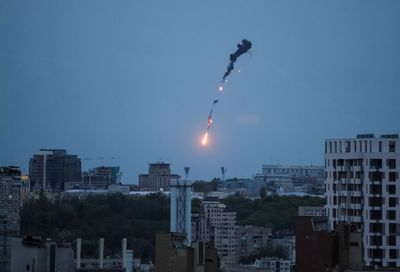 Drones attack Ukrainian capital, Moscow says US behind Kremlin drone