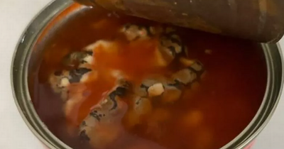 Woman horrified after finding 'dead snake' in can of Aldi baked beans