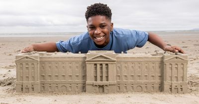 Buckingham Palace sandcastle bucket made to celebrate King's coronation