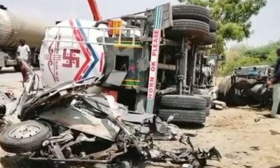 Rajasthan: 8 persons, including 3 children, killed, as tanker crushes car