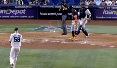 Ronald Acuña Jr. Could Only Laugh After Marlins Position Player Struck Him Out With a Beautiful Pitch