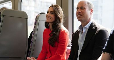 William and Kate enjoy lunchtime pints at pub after travelling by Tube