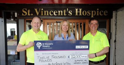 Former Rangers and Celtic stars score with £12,000 Renfrewshire hospice boost