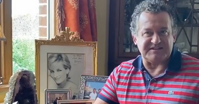 I'm a Celeb star Paul Burrell's Cheshire home reveals handwritten letters from Princess Diana