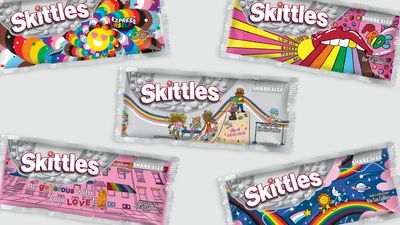 Skittles previews its Pride campaign, and it's... messy