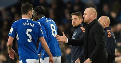 'Until the second goal' - Sean Dyche defends Michael Keane as Everton problems build