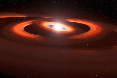 Astronomers ‘find evidence of two planets under construction in distant star’