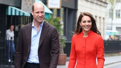 Kate Middleton's poppy red coat is the perfect spring cover-up as she steps out in Soho